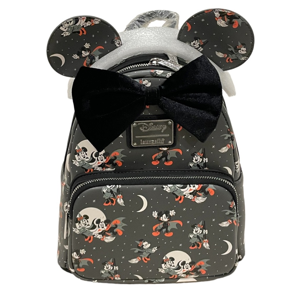 🎃 👻 Loungefly Mickey and Minnie Halloween backpack NWT 👻🎃